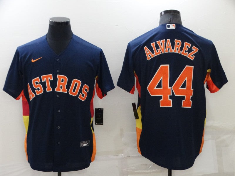 Men's Houston Astros Yordan Alvarez #44 Navy Alternate Player Name Jersey