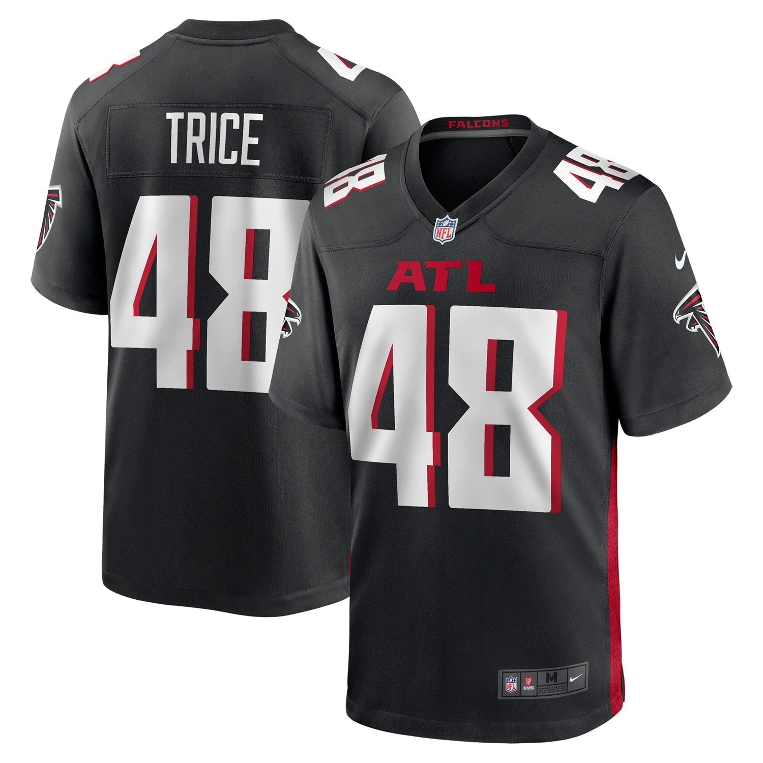 Bralen Trice Atlanta Falcons Nike Team Game Jersey - Black