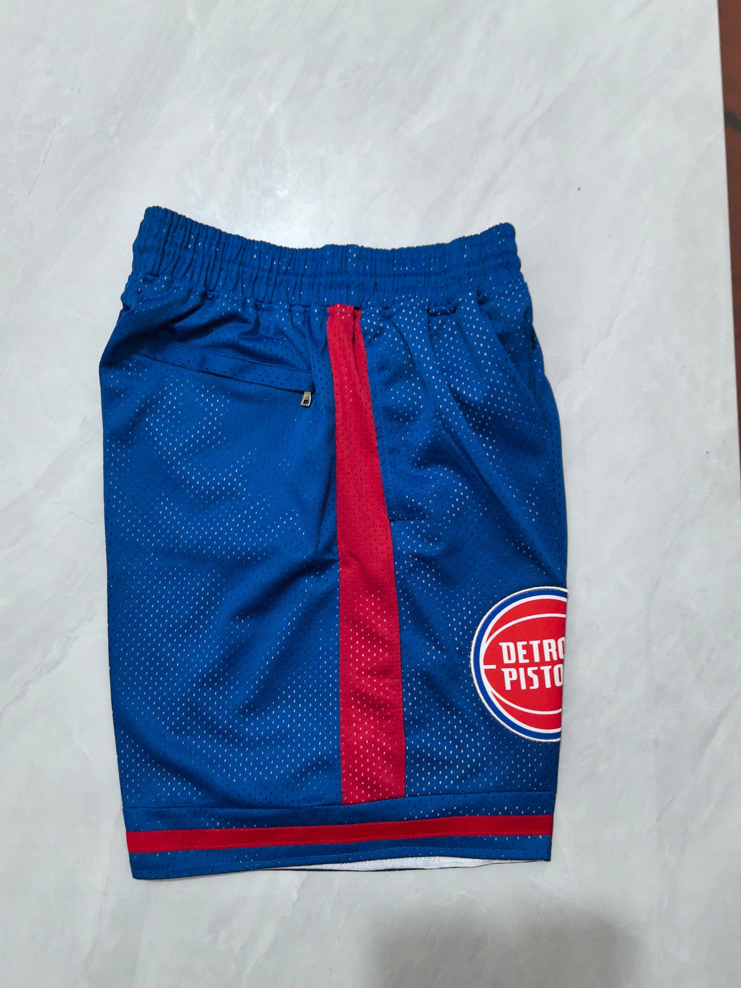 JUST DON Detroit Pistons Pocket Shorts