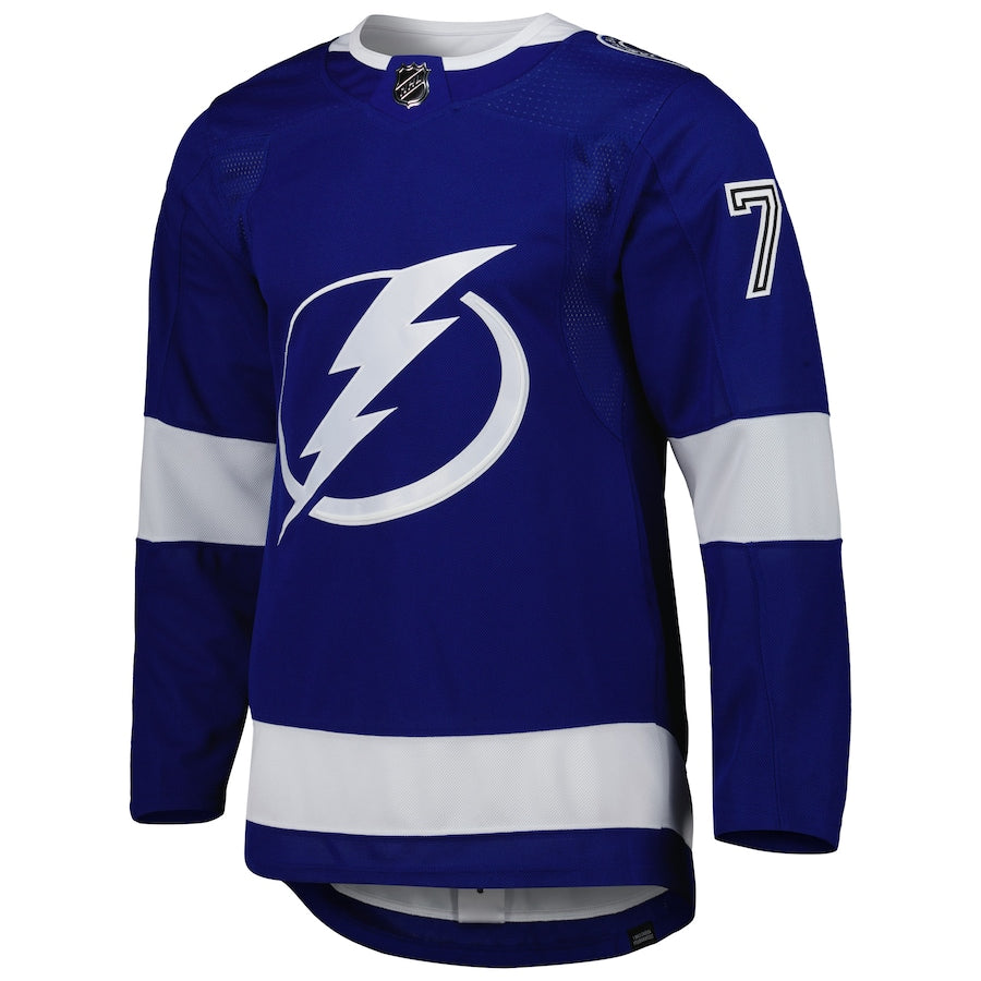 Men's Tampa Bay Lightning Victor Hedman adidas Blue Primegreen Authentic Player Jersey