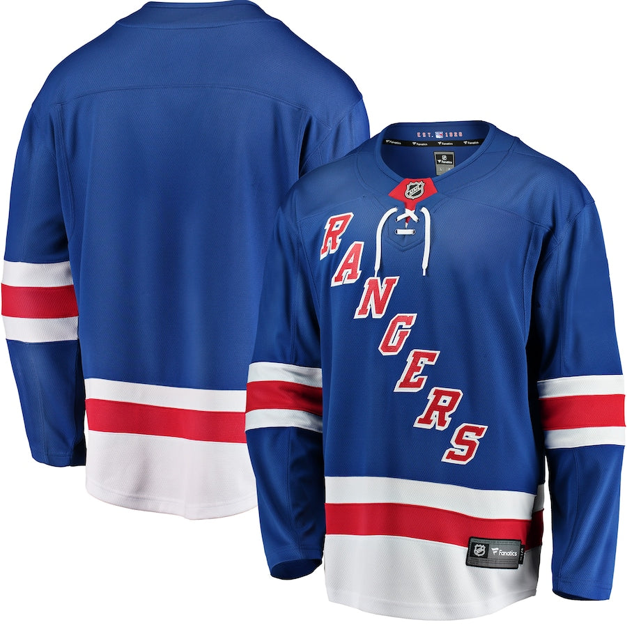 New York Rangers Breakaway Home Jersey - Blue
