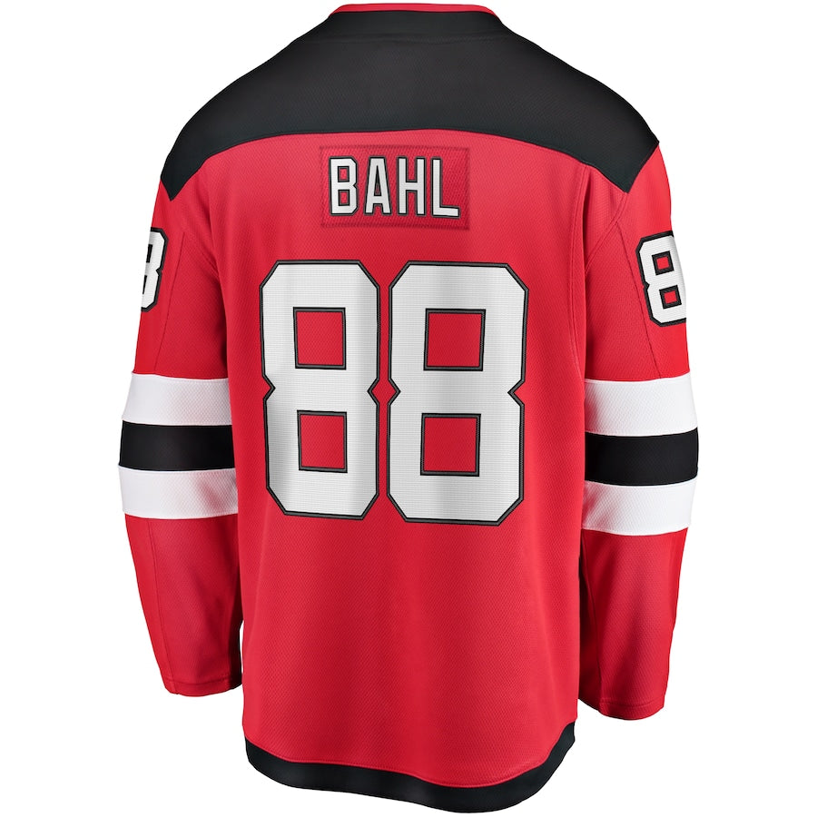 Kevin Bahl New Jersey Devils Home Breakaway Jersey - Red