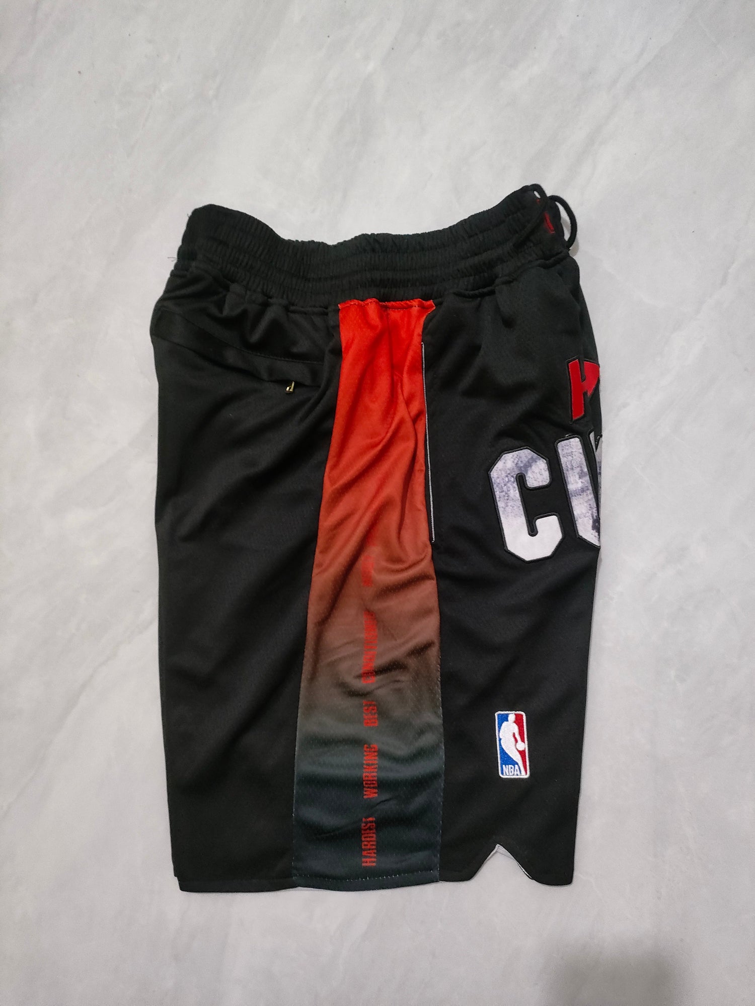 JUST DON Miami Heat 2024 City Edition Pocket Shorts