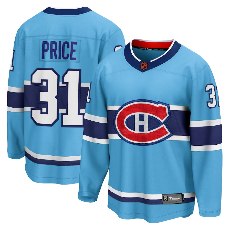 Carey Price Montreal Canadiens Special Edition 2.0 Breakaway Jersey - Light Blue