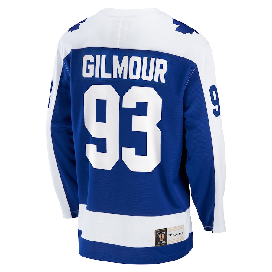 Doug Gilmour Toronto Maple Leafs Breakaway Retired Jersey - Blue
