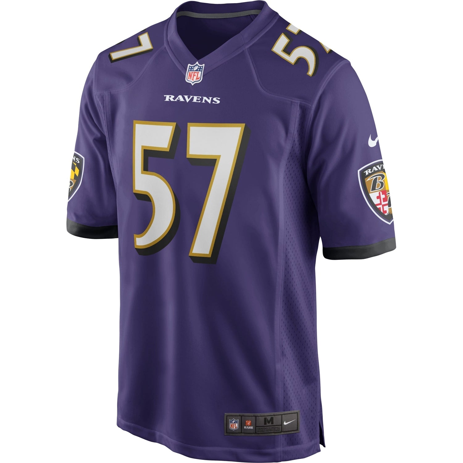 Bart Scott Baltimore Ravens Nike Game Retired Jersey - Purple