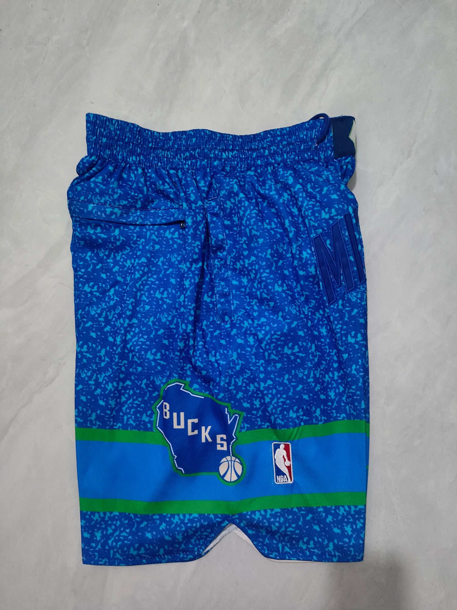 JUST DON Milwaukee Bucks Pocket Shorts