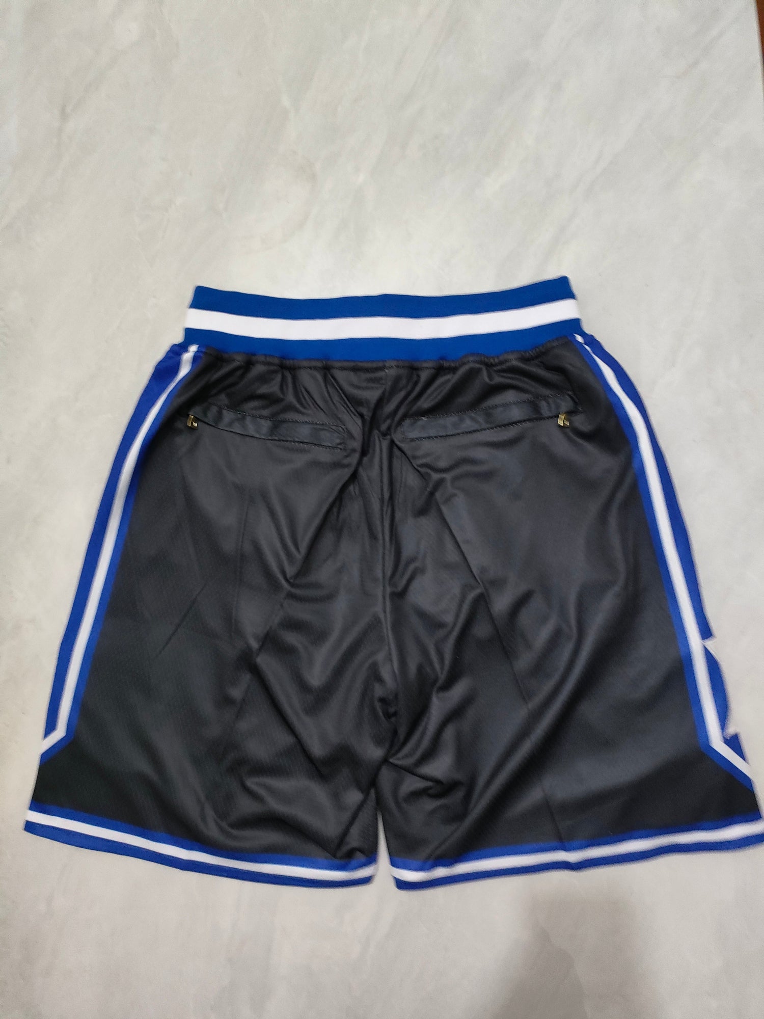 JUST DON Duke University Black Pocket Shorts