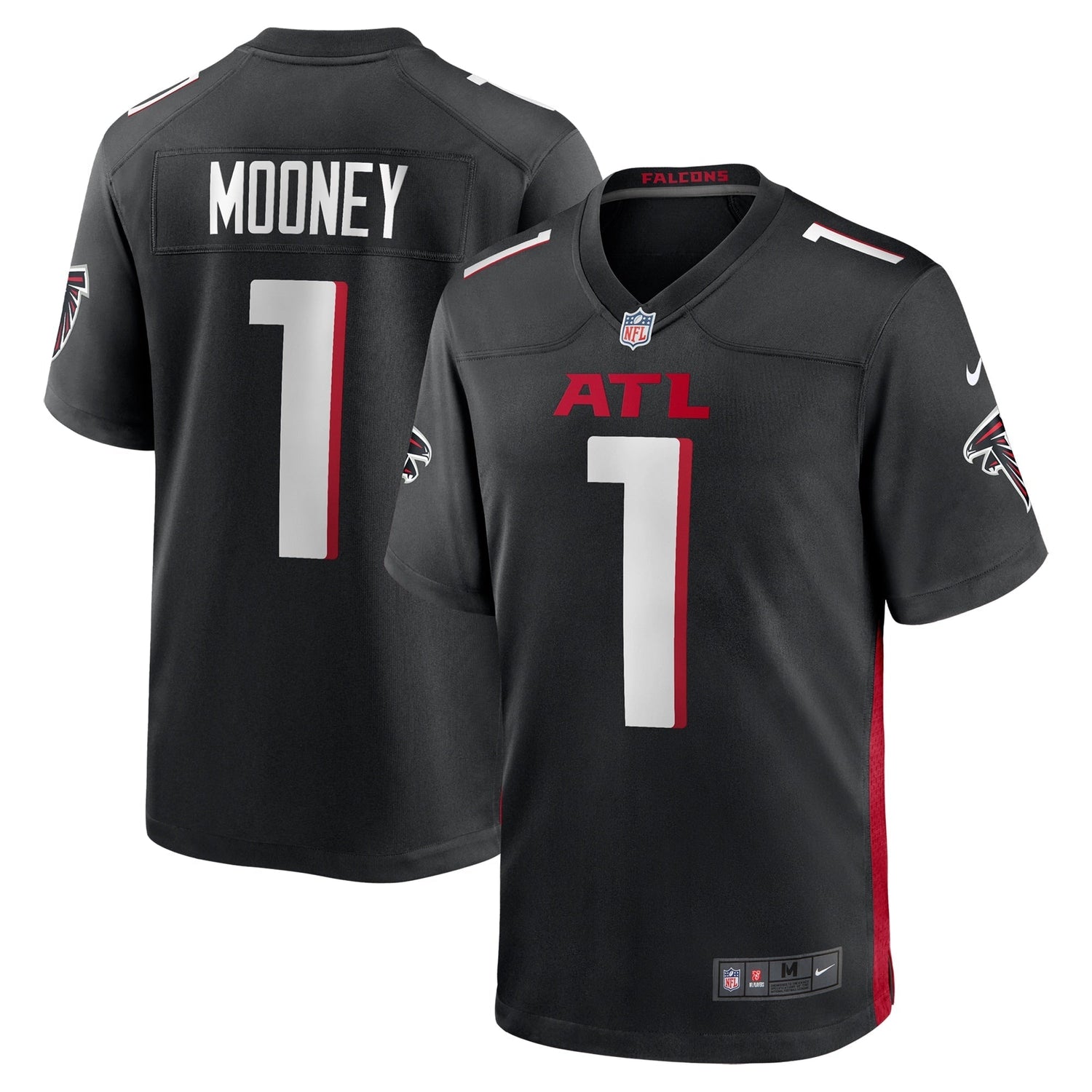 Darnell Mooney Atlanta Falcons Nike Team Game Jersey - Black