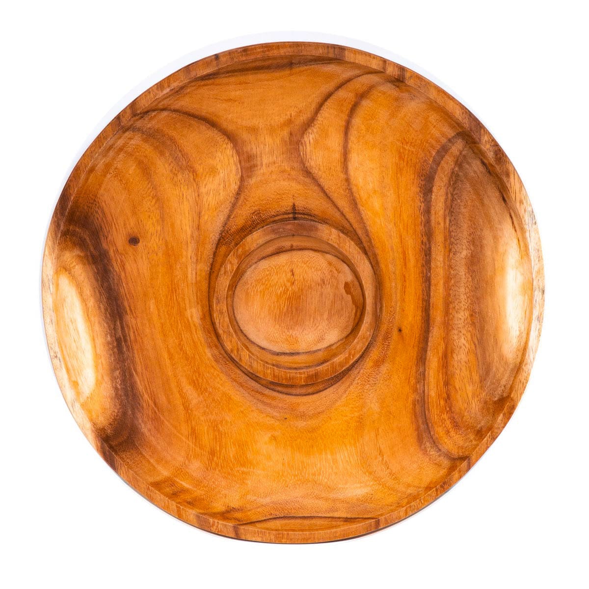 Acacia Wood Chip and Dip Platter