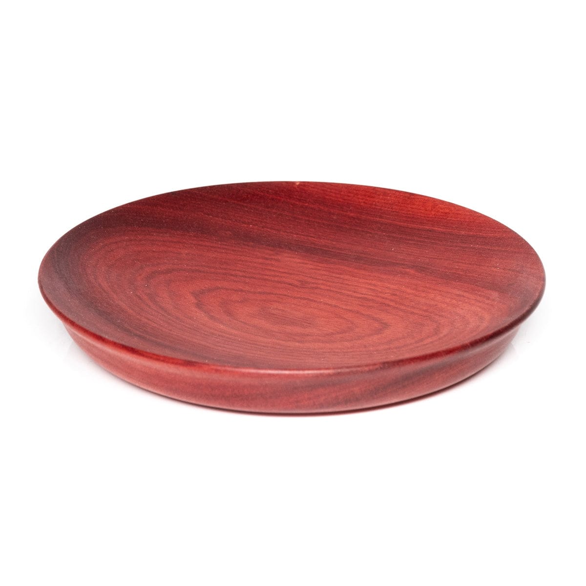Classic Thick Round Camwood Plate - Regular
