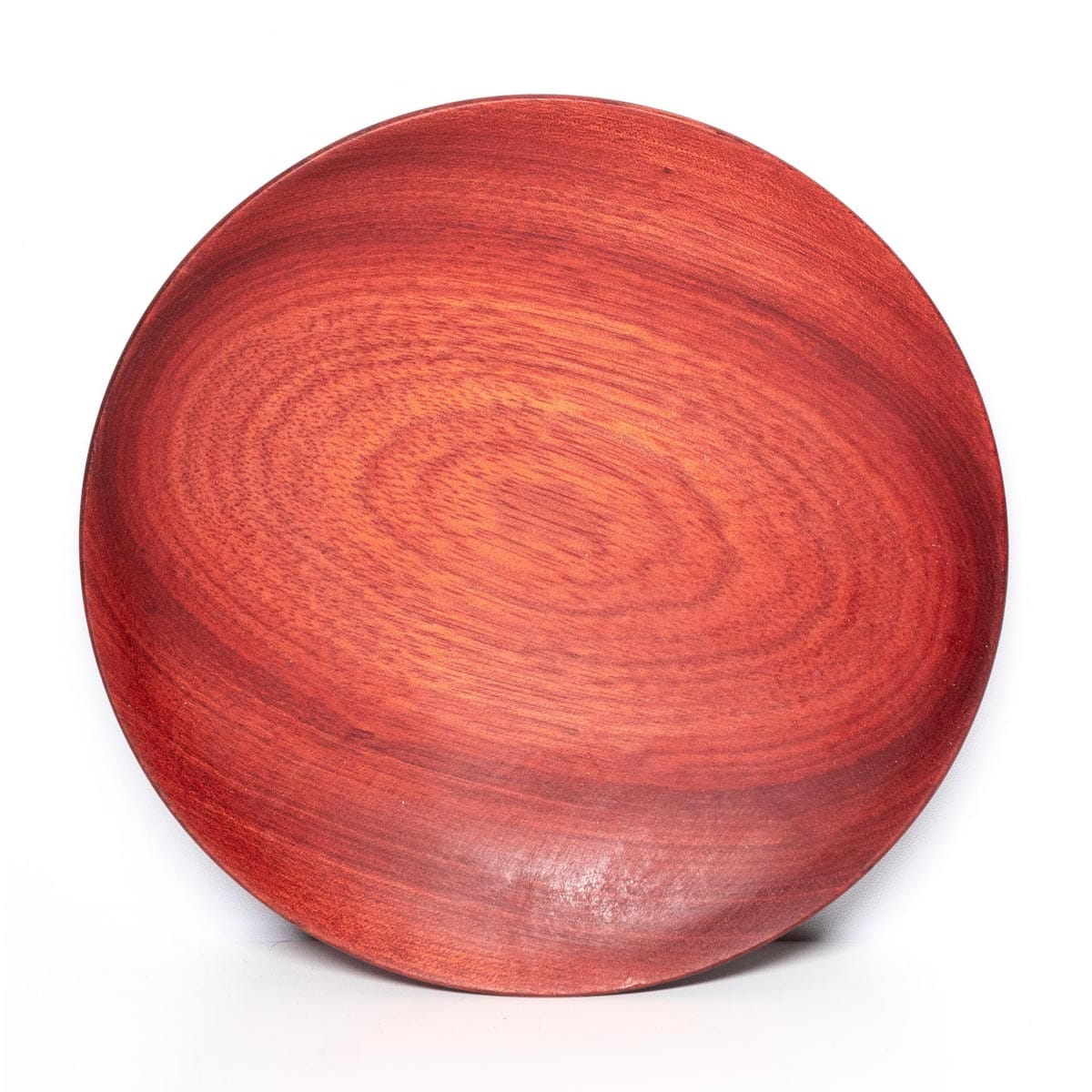 Classic Thick Round Camwood Plate - Regular
