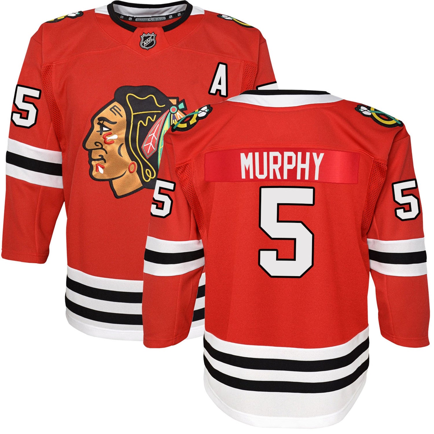 Youth Connor Murphy Chicago Blackhawks Red Home NHL Premier Premium Jersey
