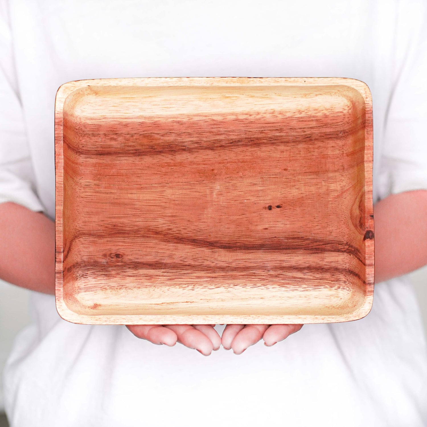 Rectangle Acacia Wood Plate - Jumbo