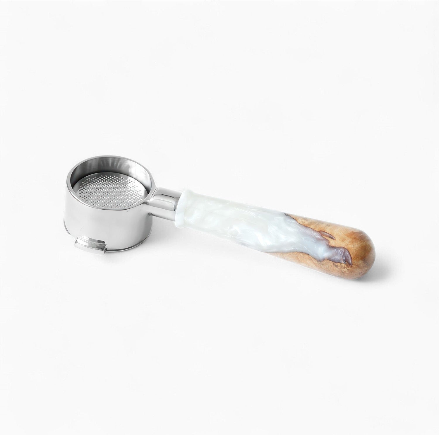 Walnut & Resin Handle Bottomless Portafilter