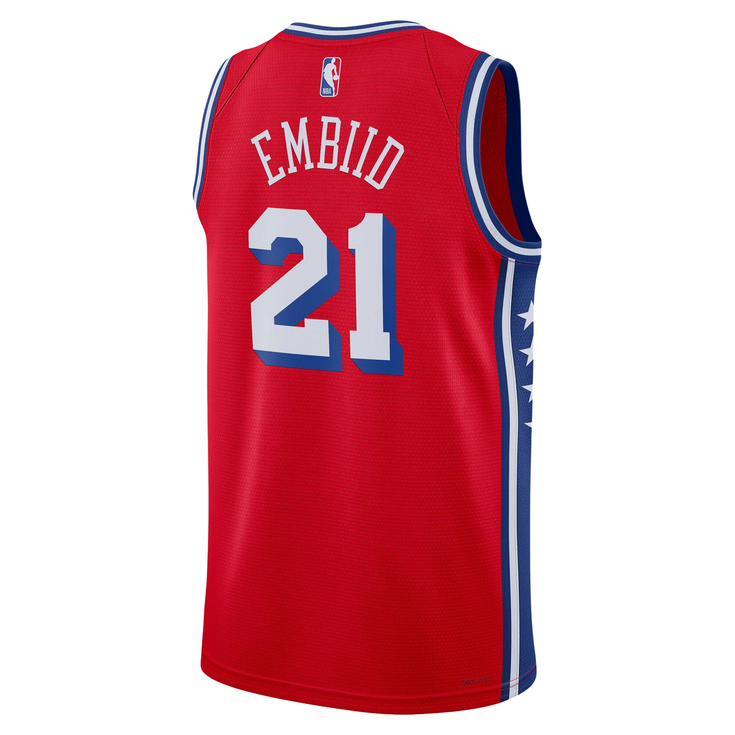 Philadelphia 76ers Red Statement Jersey Joel Embiid #21