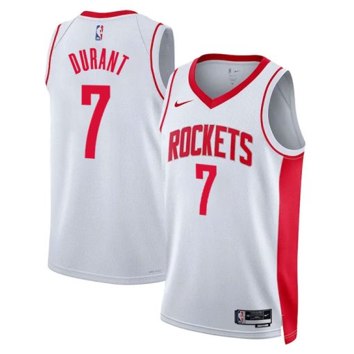 Kevin Durant Houston Rockets Jersey – White & Red
