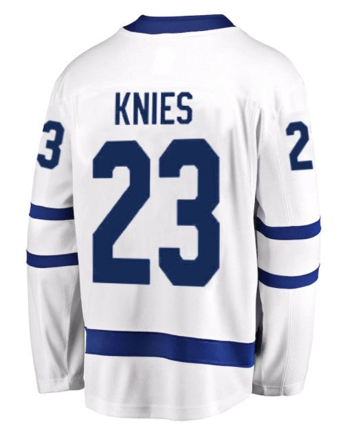 Men's Toronto Maple Leafs Matthew Knies Fanatics Branded White Breakaway - Player Jersey Milk Patch
