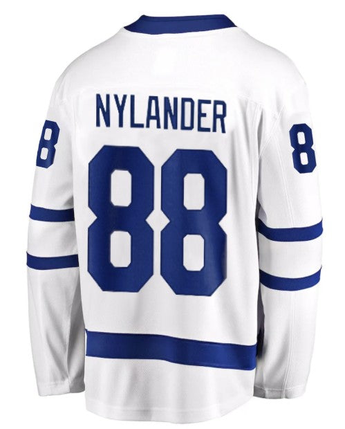 Men's Toronto Maple Leafs William Nylander Fanatics Branded White Breakaway - Player Jersey Milk Patch