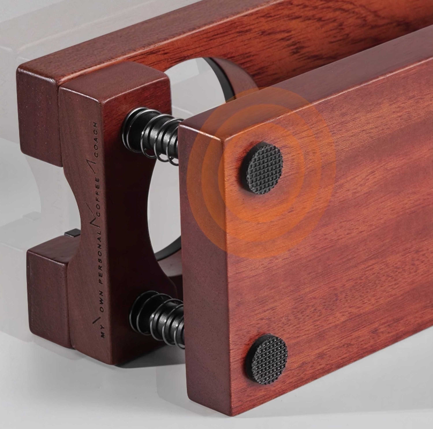 Espresso Tamping Holder with Spring Feedback