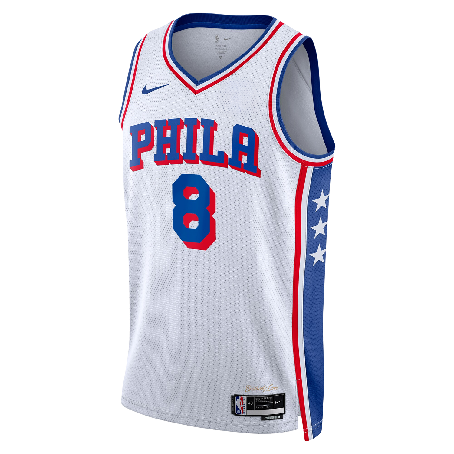 Philadelphia 76ers White Association Jersey Paul George #8
