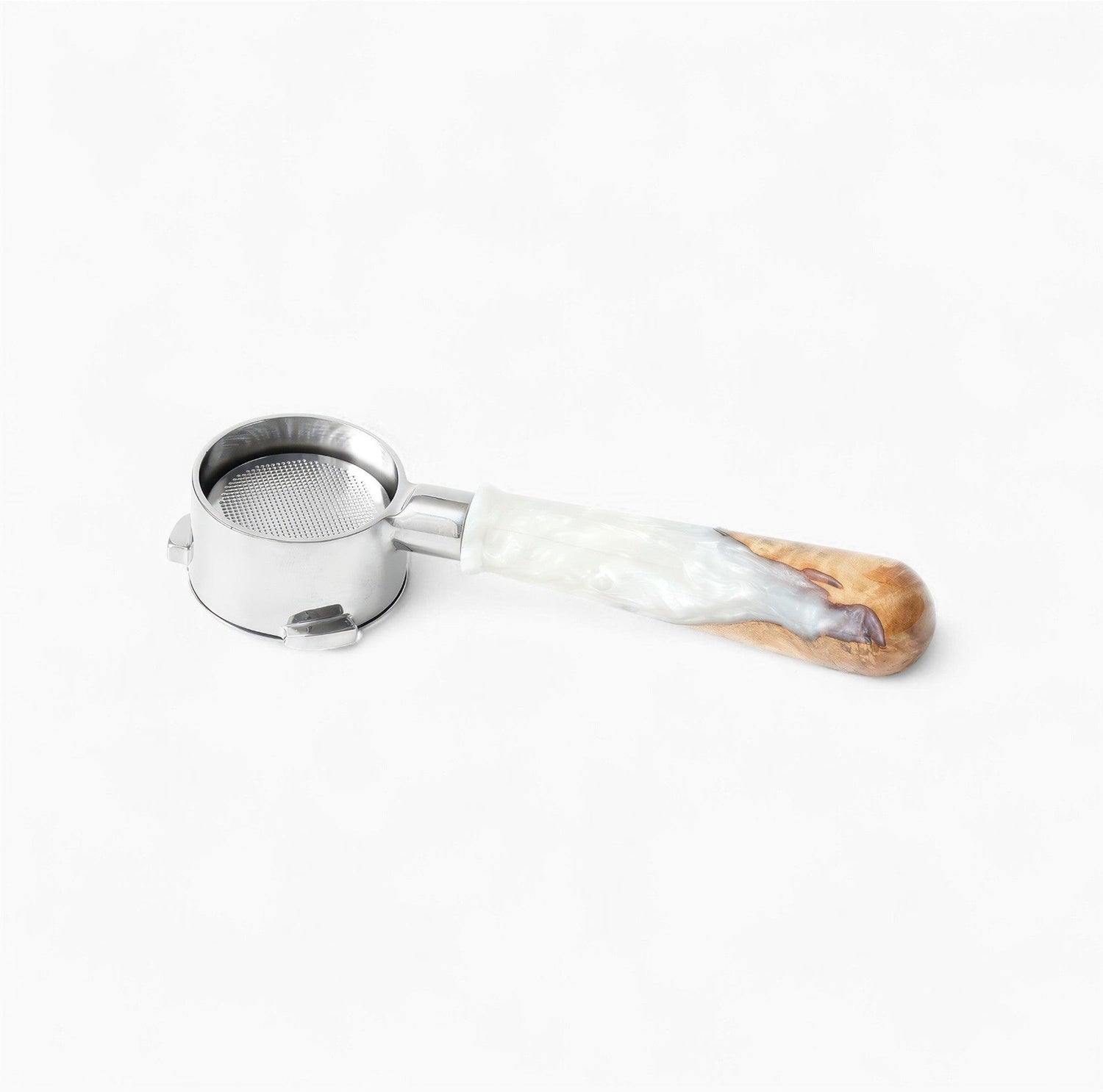 Walnut & Resin Handle Bottomless Portafilter