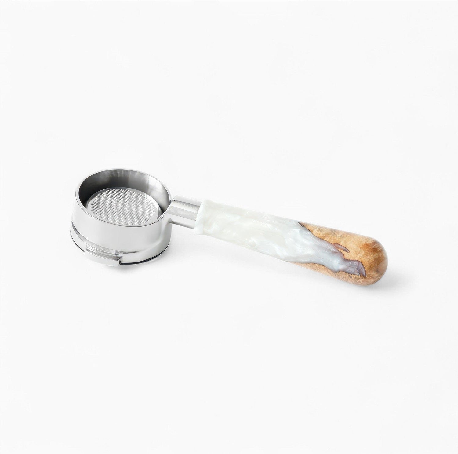 Walnut & Resin Handle Bottomless Portafilter