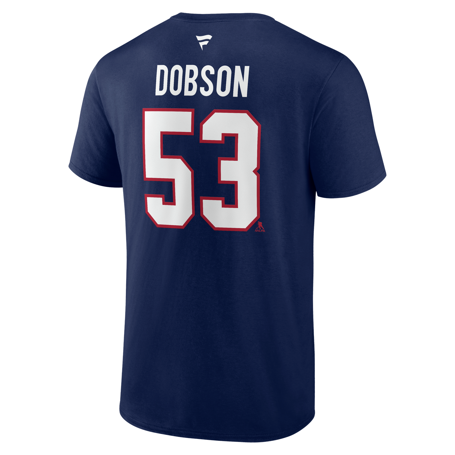 Men's Montreal Canadiens Noah Dobson Fanatics Branded Navy Authentic Stack – Name & Number T-Shirt