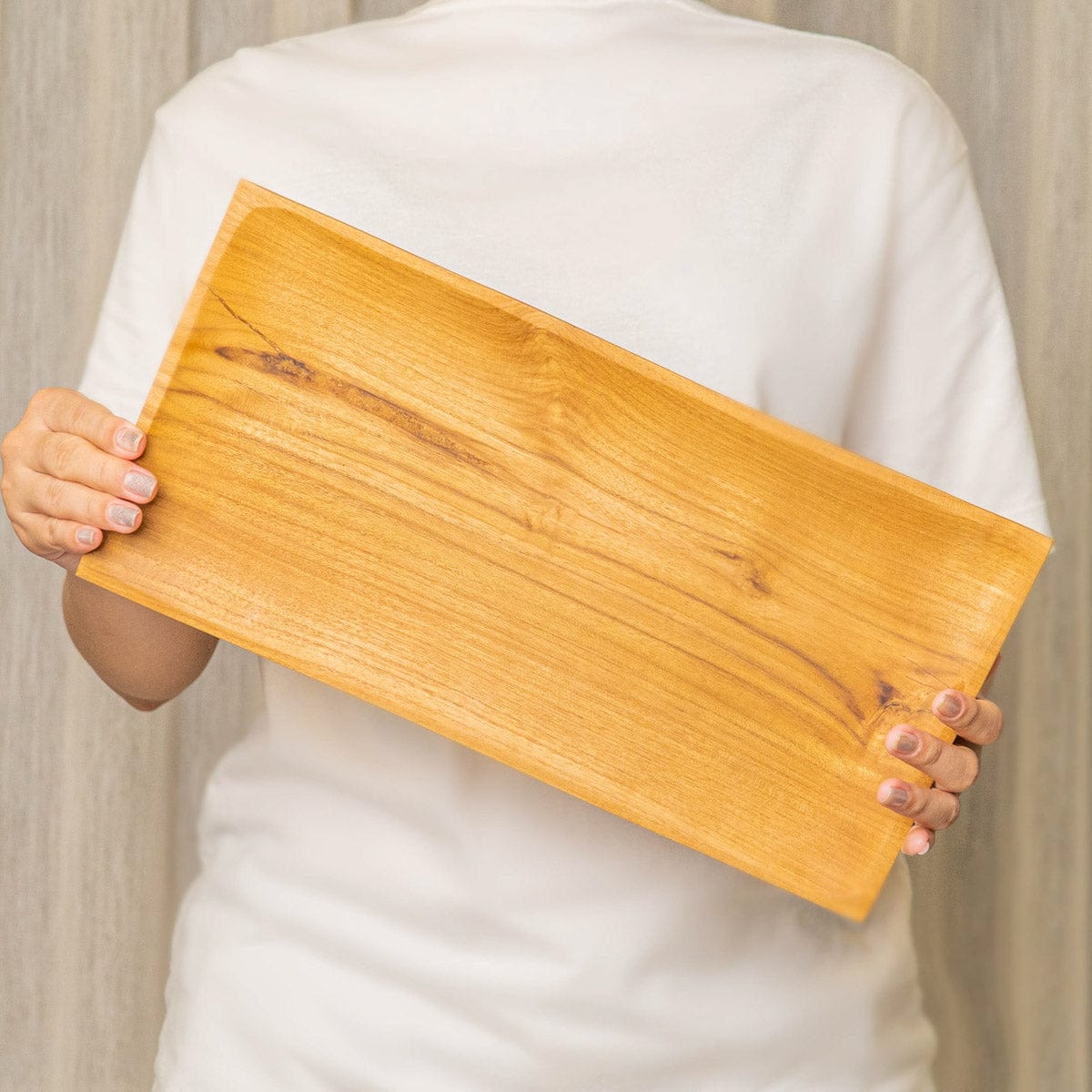 Rectangular Teak Wood Plate - Large