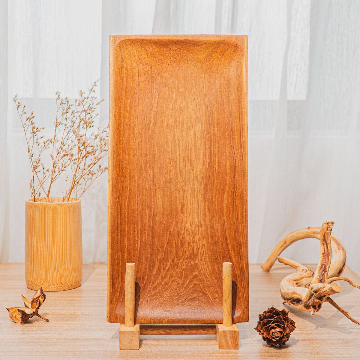 Rectangular Teak Wood Plate - Regular