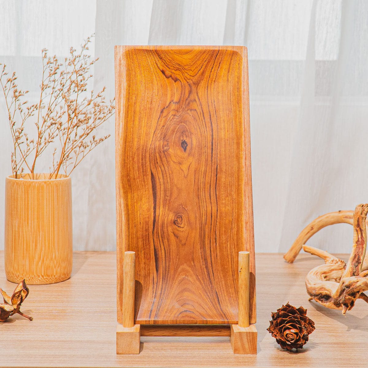 Rectangular Teak Wood Plate - Small