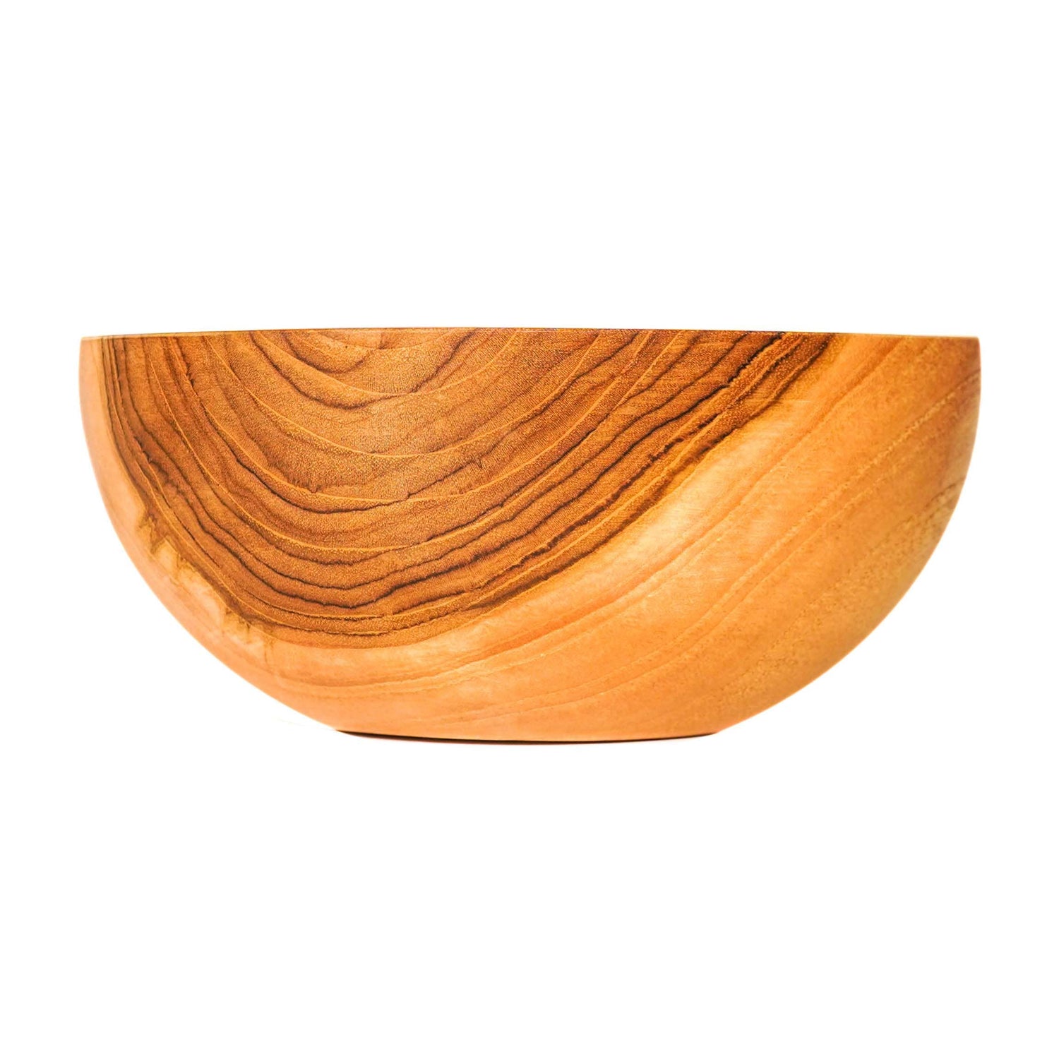 Round Teak Wood Bowl - Jumbo