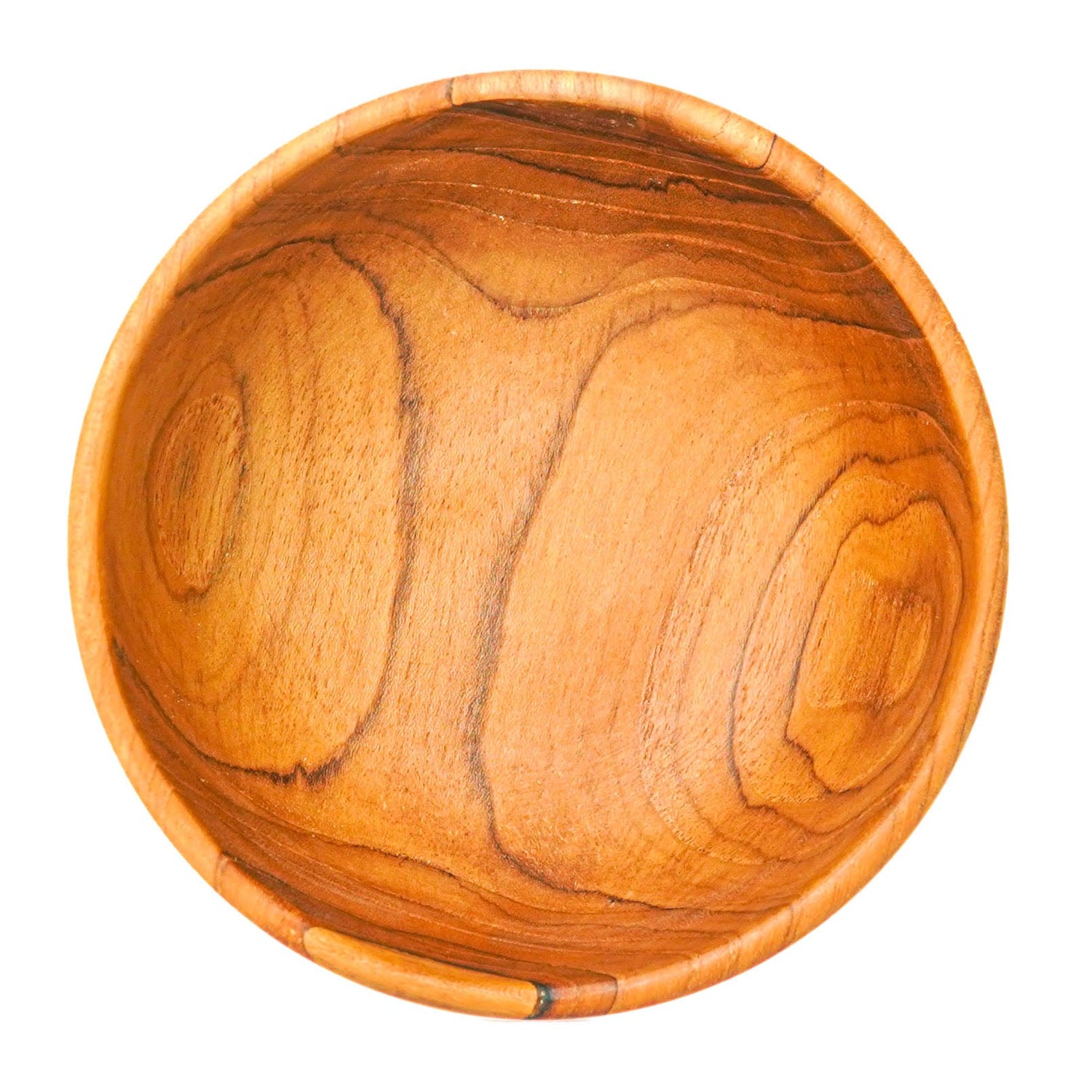 Round Teak Wood Side Dish Bowl