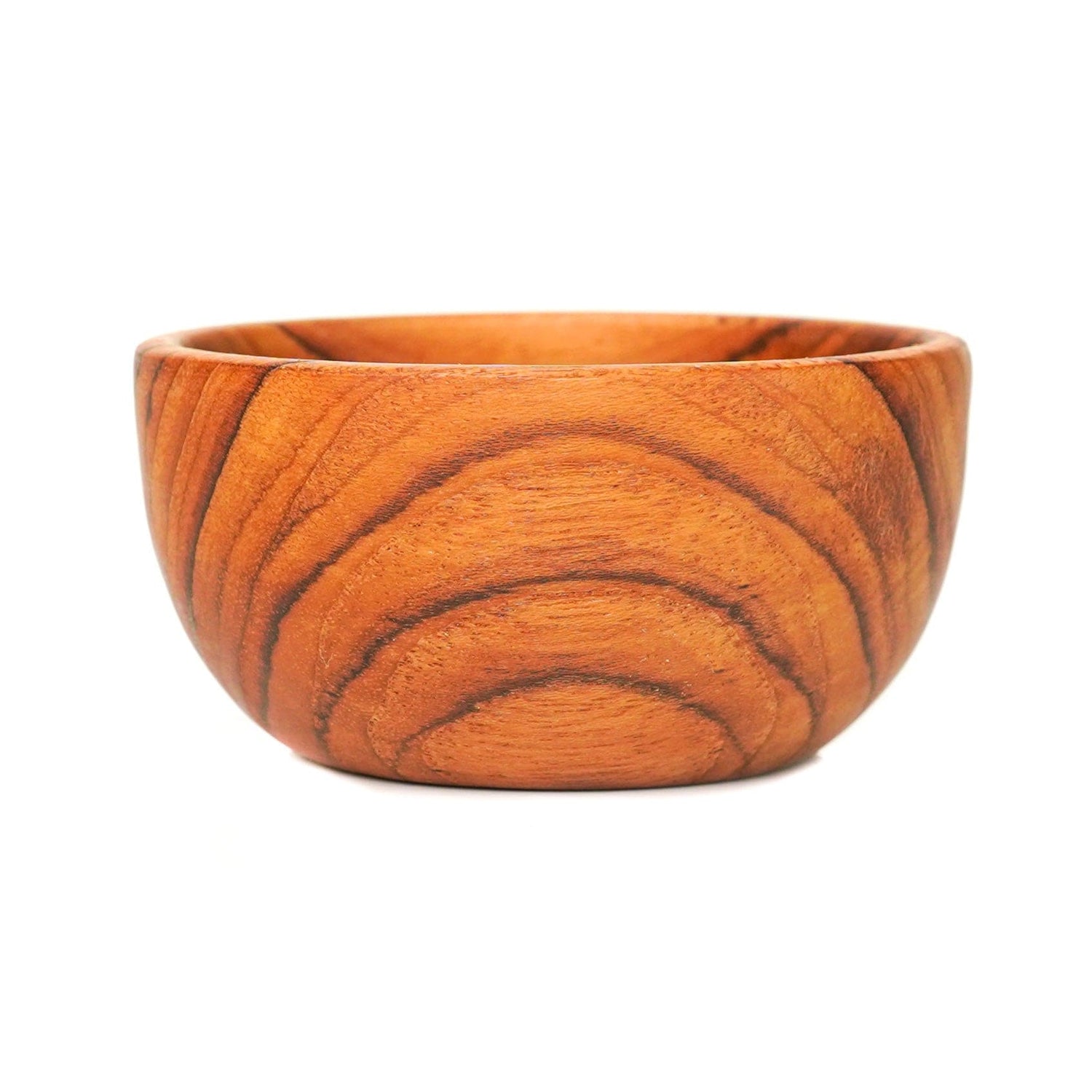 Round Teak Wood Sauce Bowl