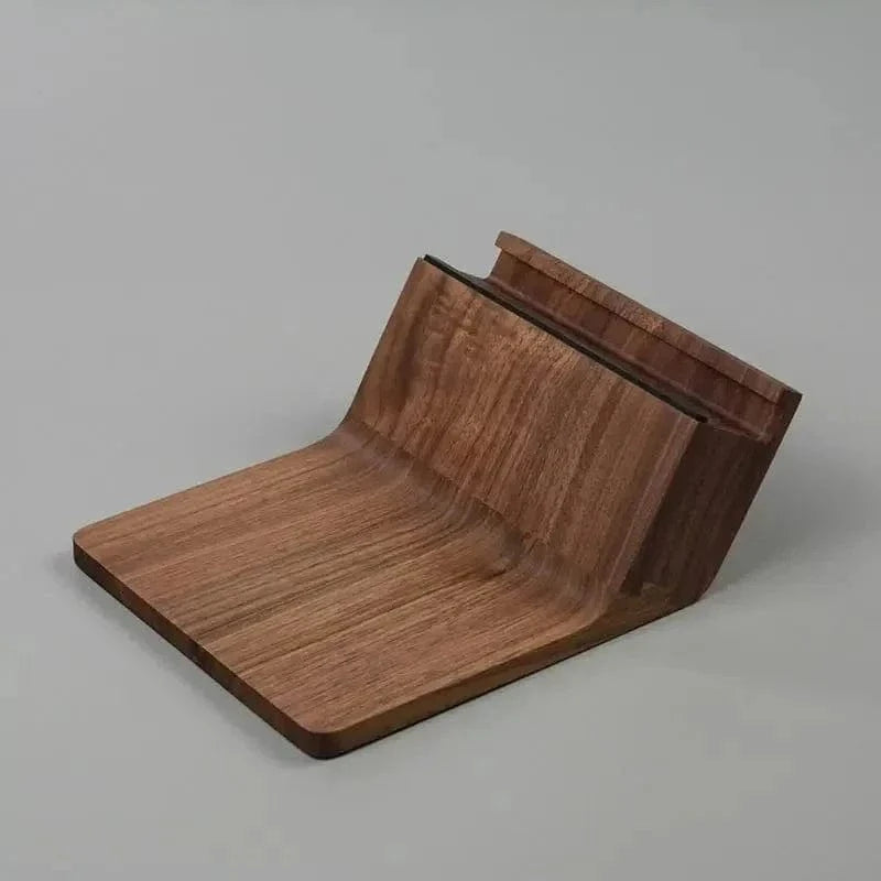 Wooden Laptop Stand – Ultra-Thin Monitor Riser with Heat Dissipation & Desktop Holder