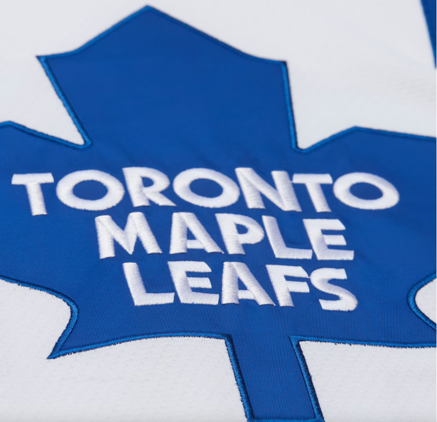 Men's Wendel Clark White Toronto Maple Leafs 1992/93 Power Play Jersey By Mitchell & Ness