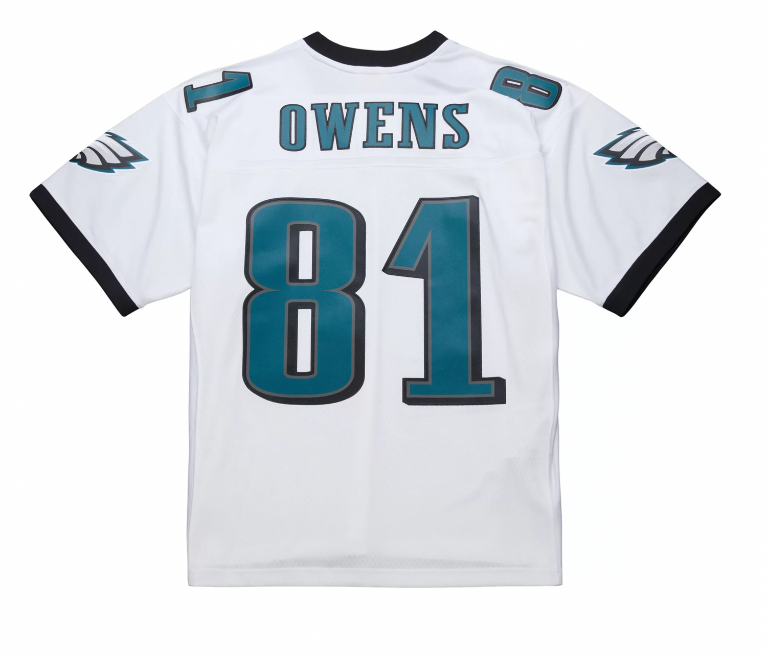 Men's Terrell Owens Philadelphia Eagles 2004 White Mitchell & Ness Legacy Jersey