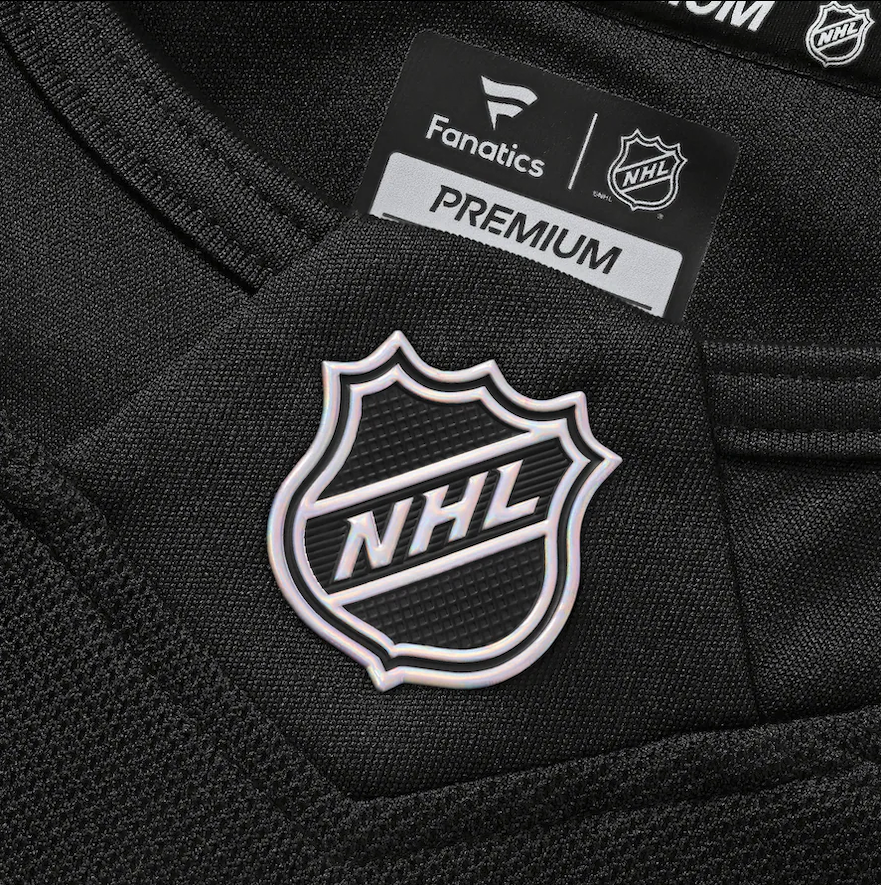 Men's Vancouver Canucks Fanatics Black Alternate Premium NHL Hockey Jersey -Blank