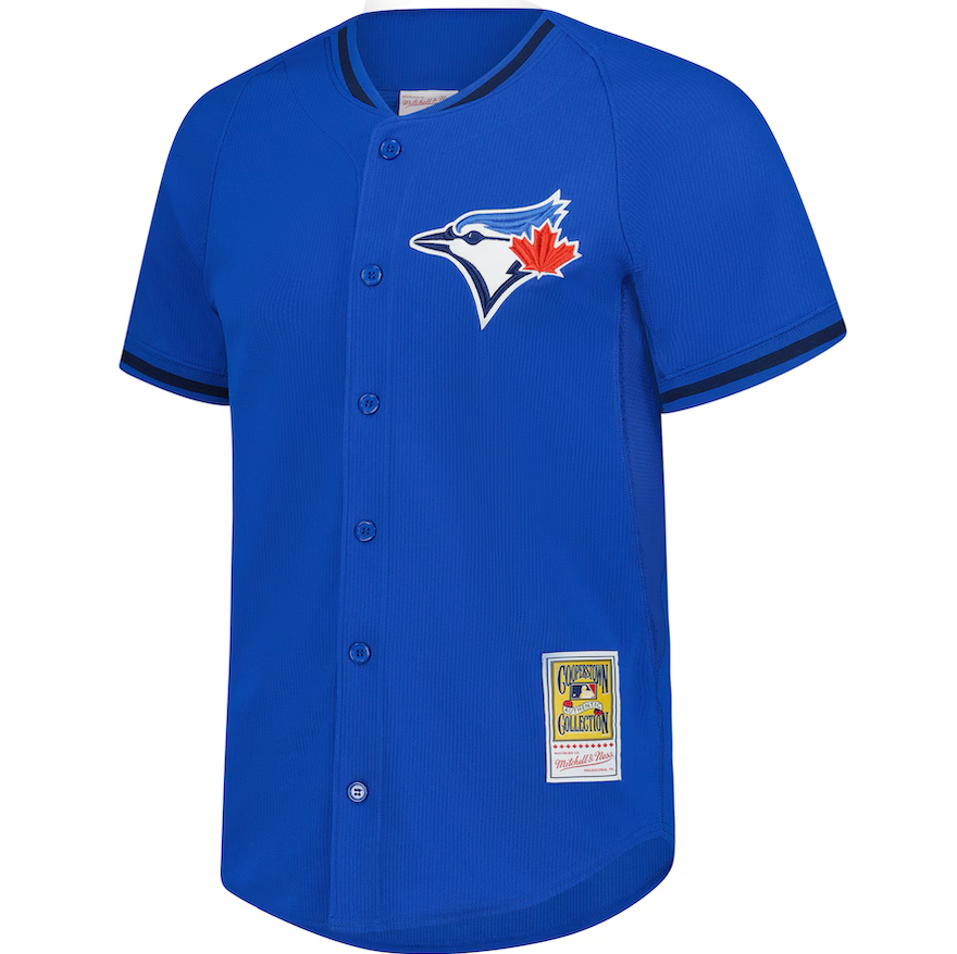 Men's Jose Bautista Royal Toronto Blue Jays Cooperstown Collection Authentic Batting Practice Mesh Jersey