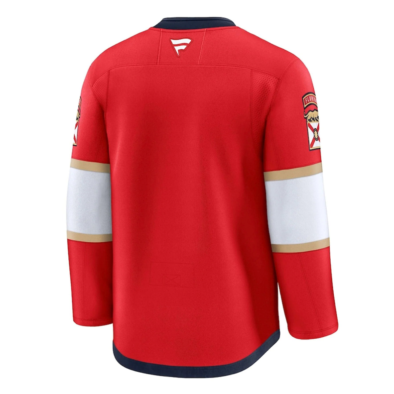 Men's Florida Panthers Fanatics Red Home Premium NHL Hockey Jersey - Blank