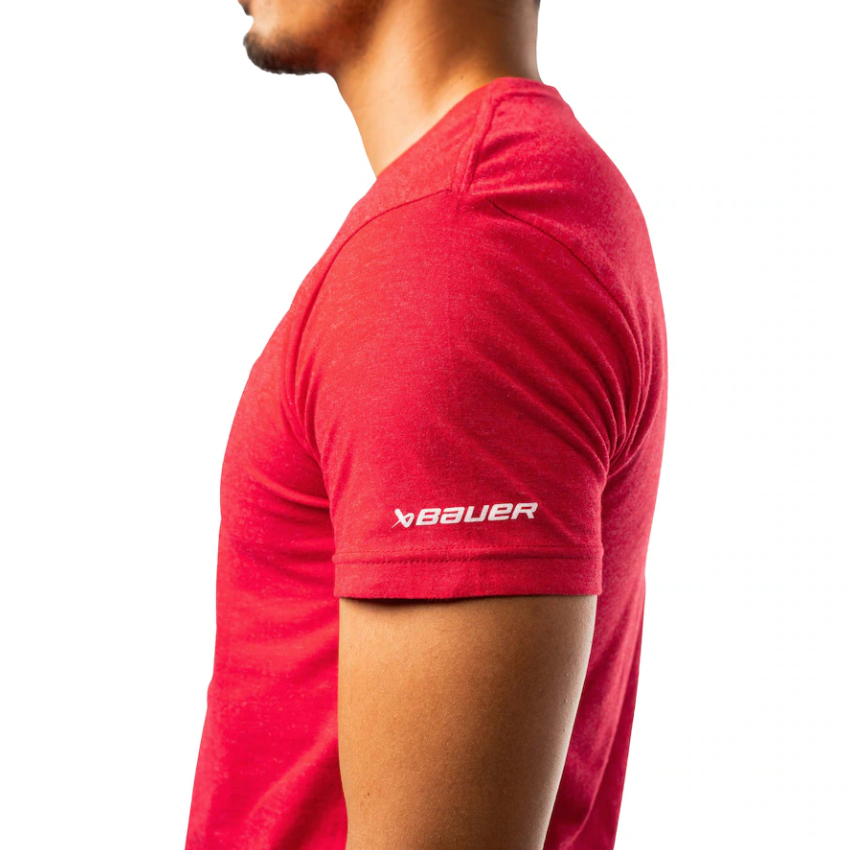 Unisex Red Hockey Canada Team Canada Graphic T-Shirt By Bauer
