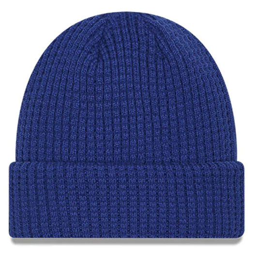 Men's Edmonton Oilers Primary Logo NHL New Era Waffle Knit Beanie Toque