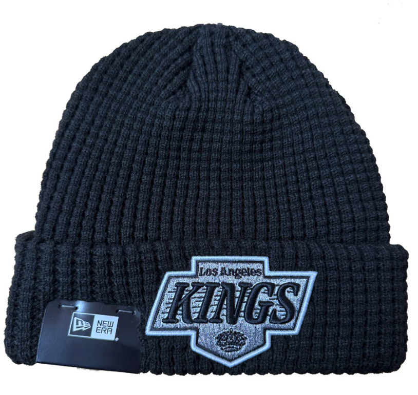 Men's Los Angeles Kings Primary Logo NHL New Era Waffle Knit Beanie Toque