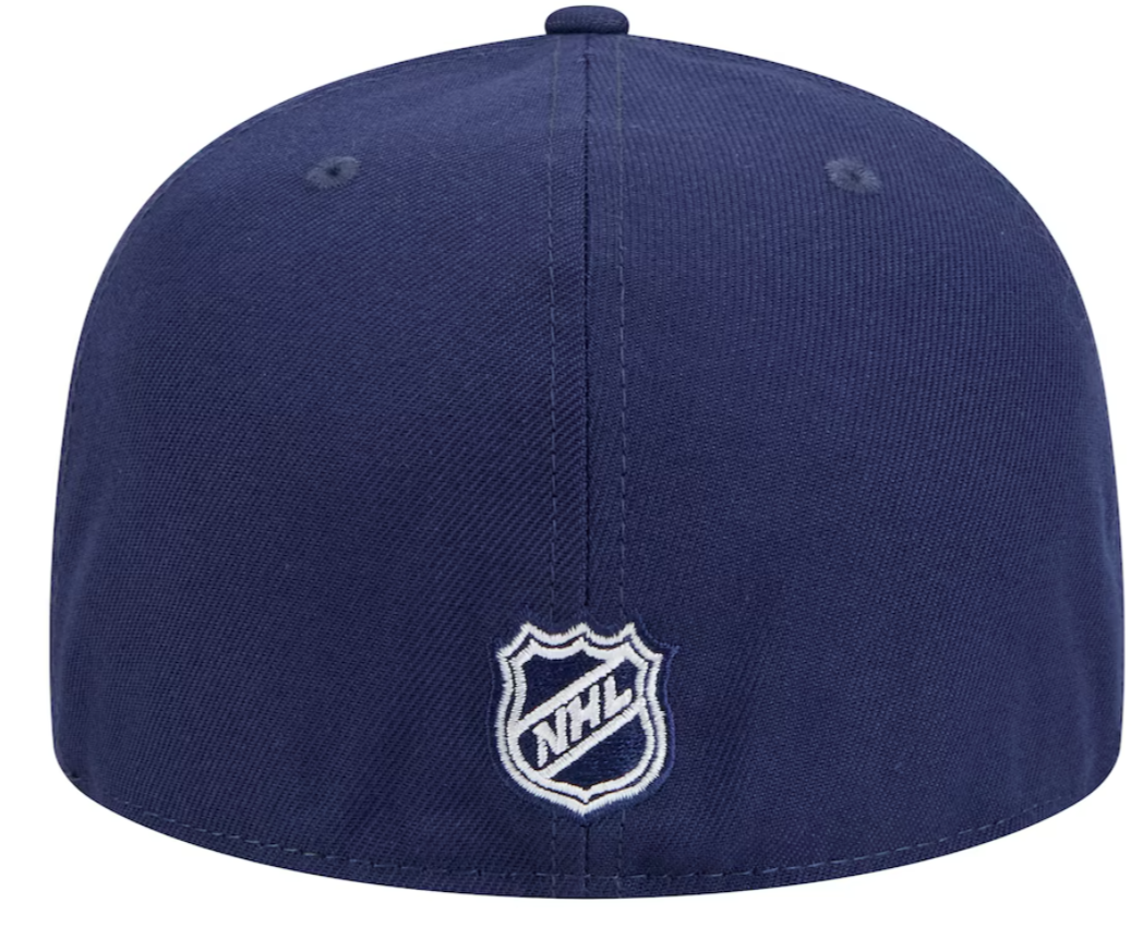 Men's Toronto Maple Leafs NHL Hockey New Era Core 59FIFTY Fitted Hat - Navy