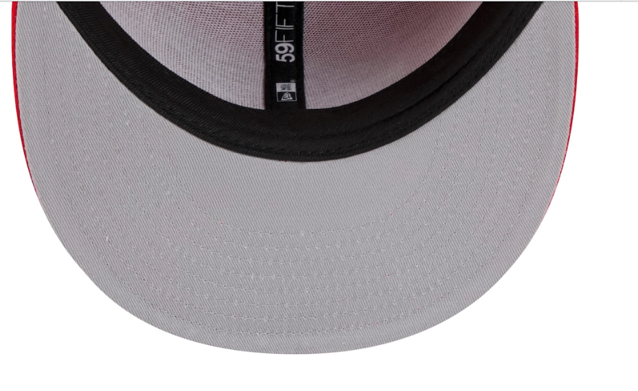 Men's Detroit Red Wings NHL Hockey New Era Core 59FIFTY Fitted Hat - Red