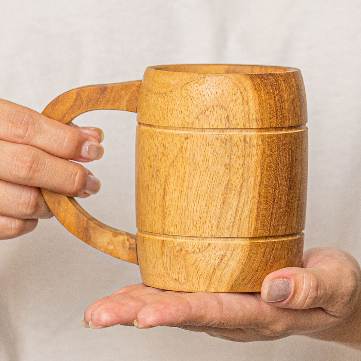 Teak Wood Mug