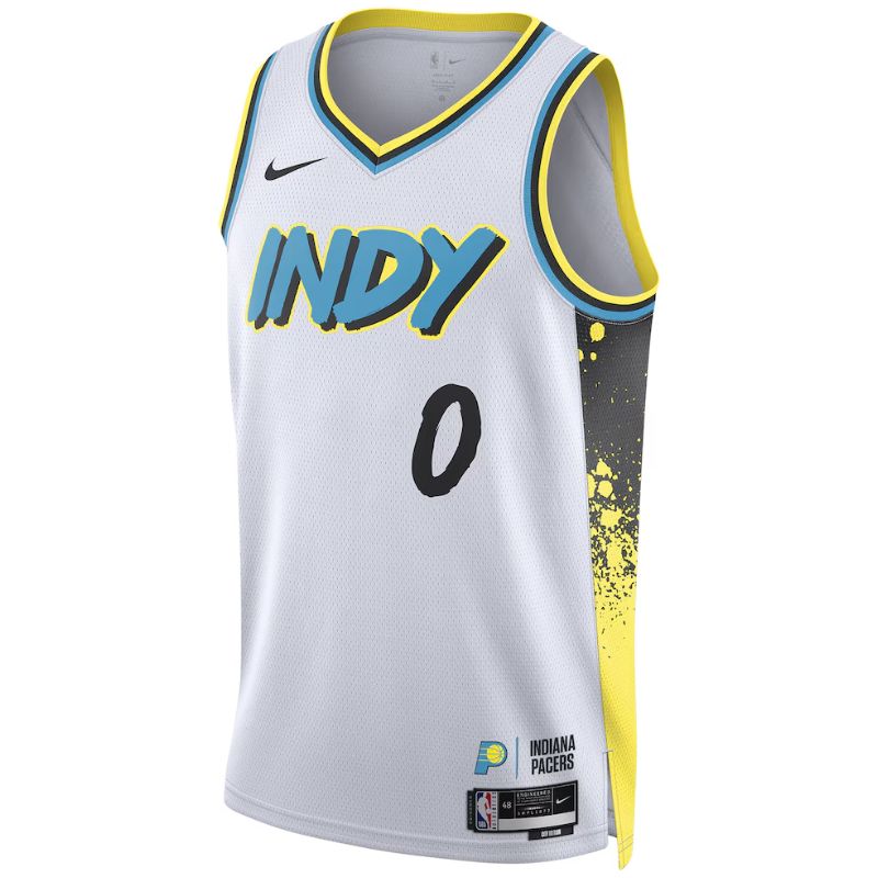 Indiana Pacers 24/25 Haliburton Fourth Jersey