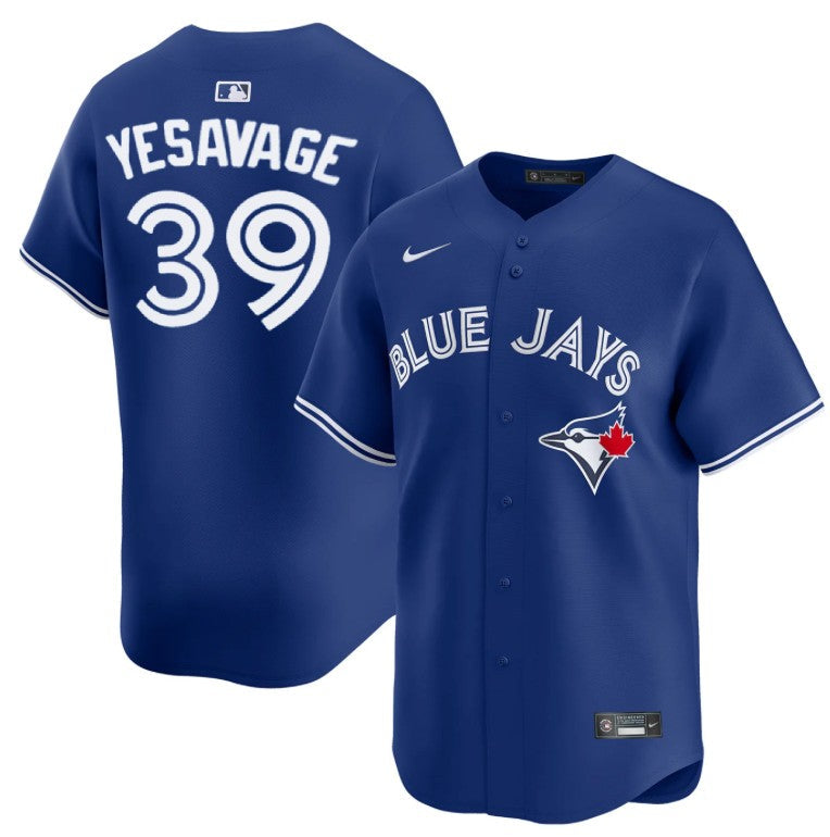 Men's Toronto Blue Jays Nike Royal Blue Alternate Limited Baseball Jersey - Trey Yesavage
