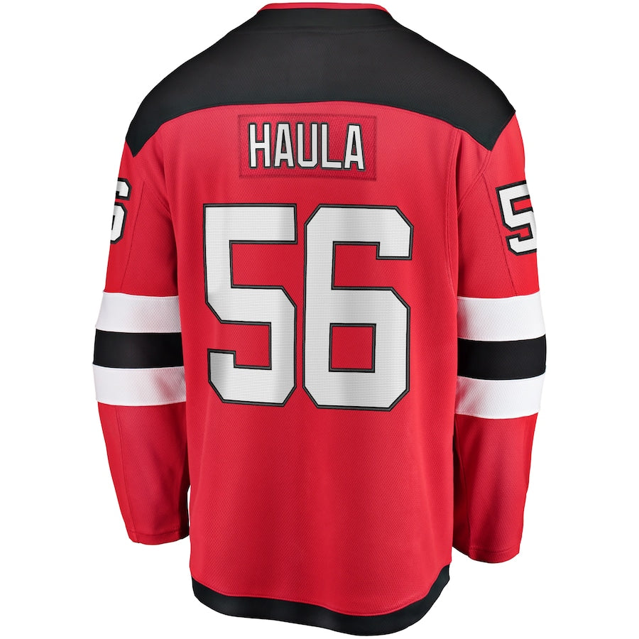 Erik Haula New Jersey Devils Home Breakaway Jersey - Red