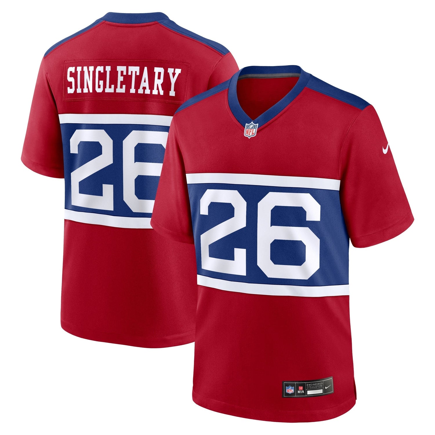 Devin Singletary New York Giants Nike Alternate Game Jersey - Century Red